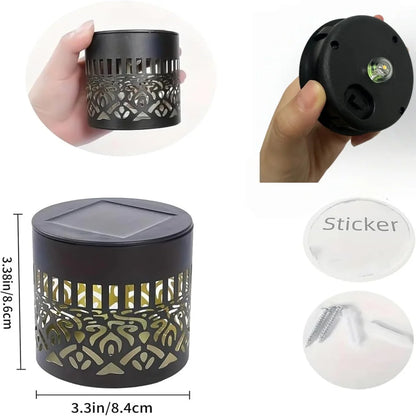 Solar Mandala Outdoor Wall Light