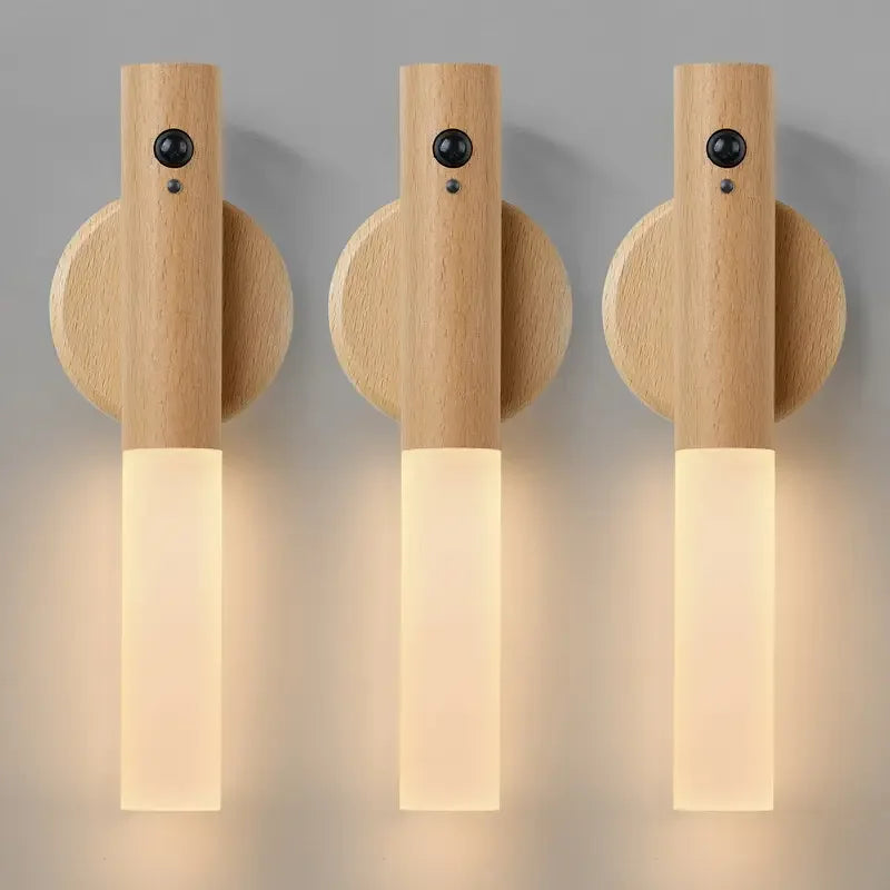Motion Sensor Night Light – Rechargeable Wall Lamp