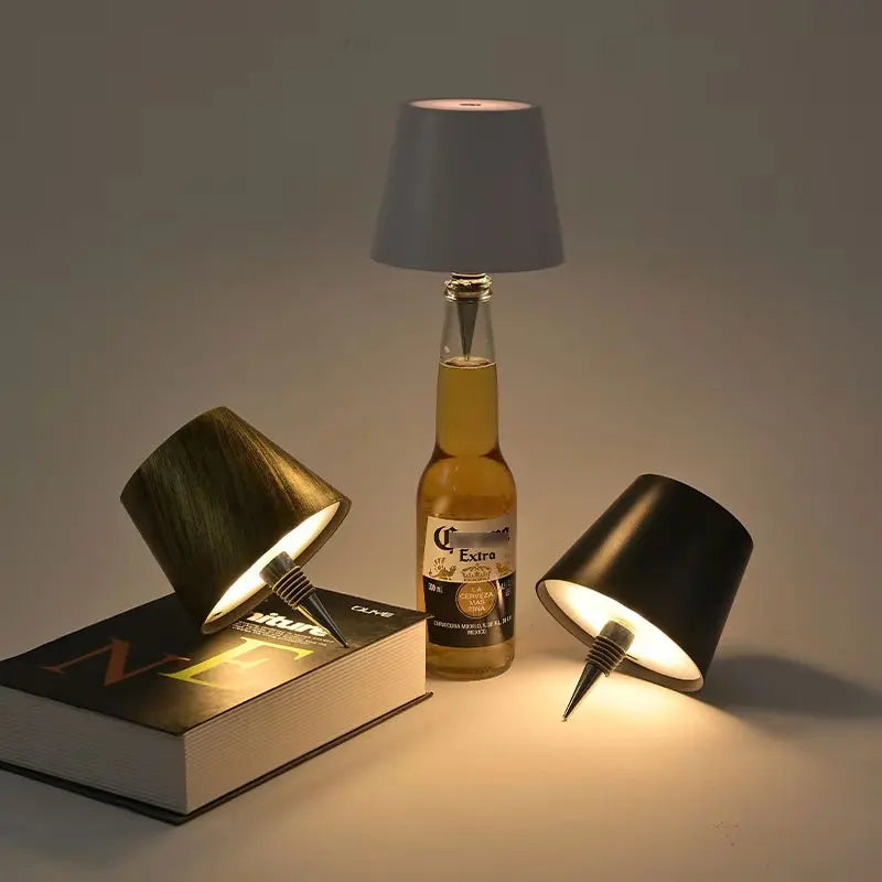 LED Bottle Lamp – Portable Rechargeable RGB Light