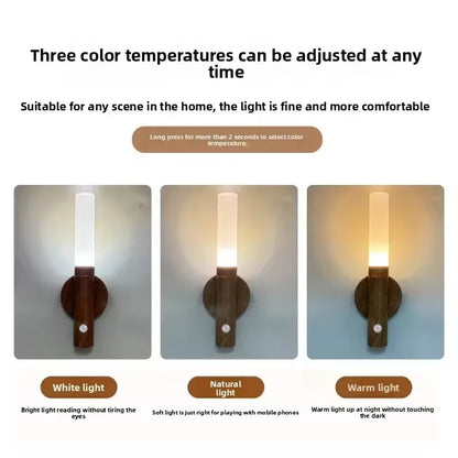 Motion Sensor Night Light – Rechargeable Wall Lamp