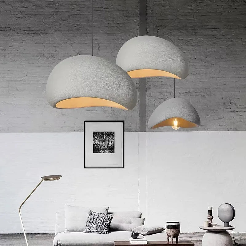 Wabi-Sabi Pendant Light – Sculptural Hanging Lamp