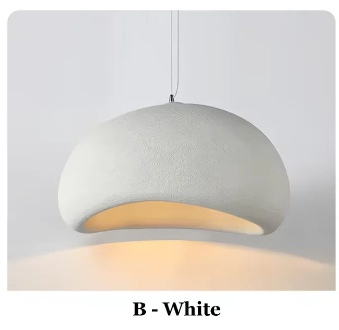 Wabi-Sabi Pendant Light – Sculptural Hanging Lamp