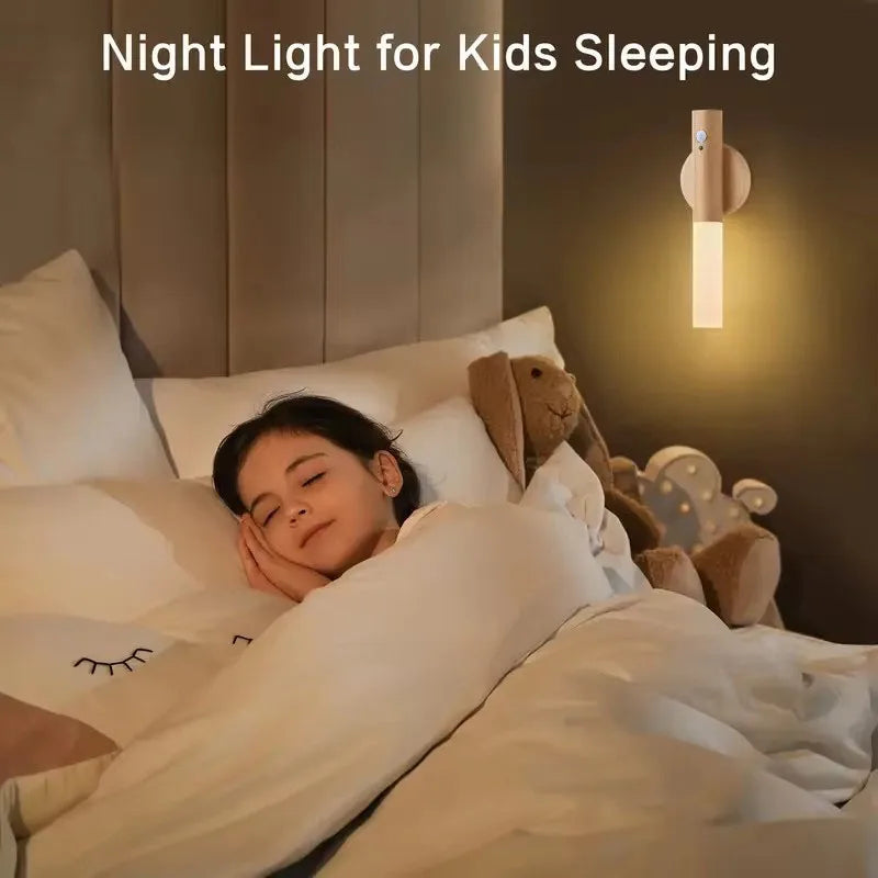 Motion Sensor Night Light – Rechargeable Wall Lamp