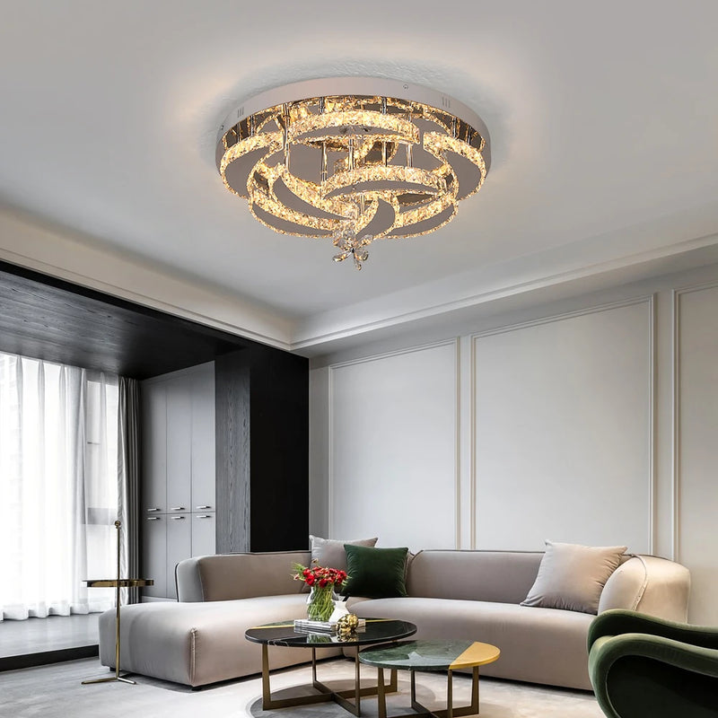 VETRULUS K9 Chandelier – Remote-Control Dimmable