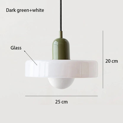 Bauhaus Glass Pendant Light – Nordic Dining Room Lamp