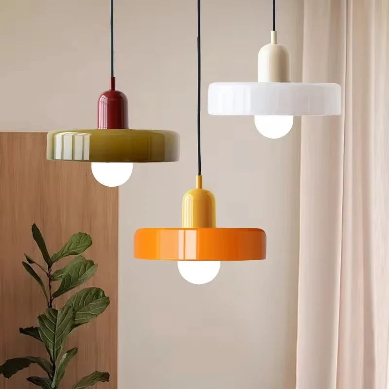 Bauhaus Glass Pendant Light – Nordic Dining Room Lamp