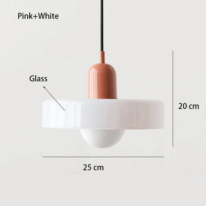 Bauhaus Glass Pendant Light – Nordic Dining Room Lamp