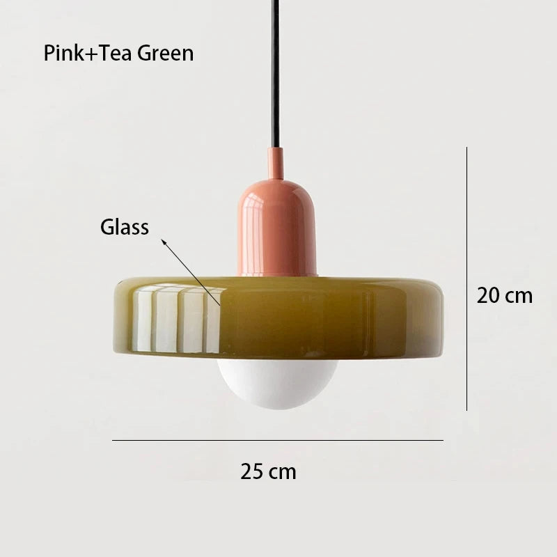 Bauhaus Glass Pendant Light – Nordic Dining Room Lamp