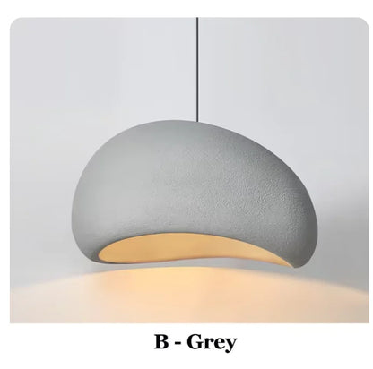 Wabi-Sabi Pendant Light – Sculptural Hanging Lamp
