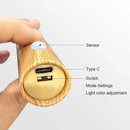 Motion Sensor Night Light – Rechargeable Wall Lamp
