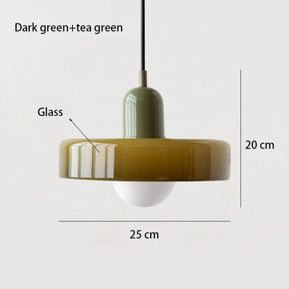 Bauhaus Glass Pendant Light – Nordic Dining Room Lamp