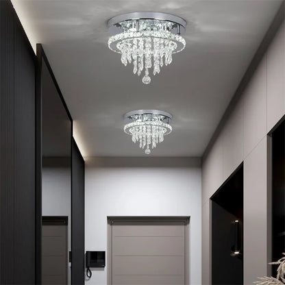 K9 Crystal Chandelier – Smart Dimmable, Flush Mount