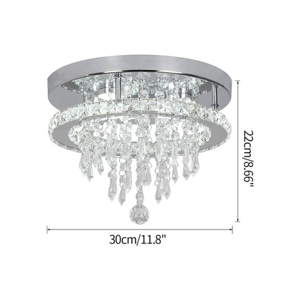K9 Crystal Chandelier – Smart Dimmable, Flush Mount
