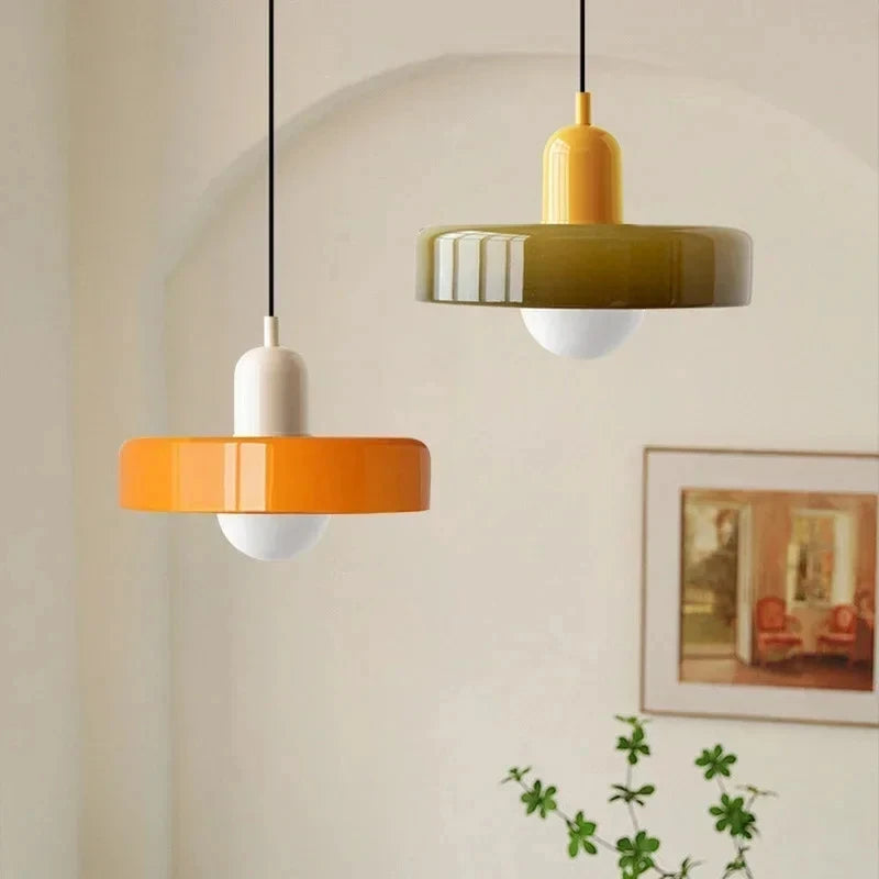 Bauhaus Glass Pendant Light – Nordic Dining Room Lamp