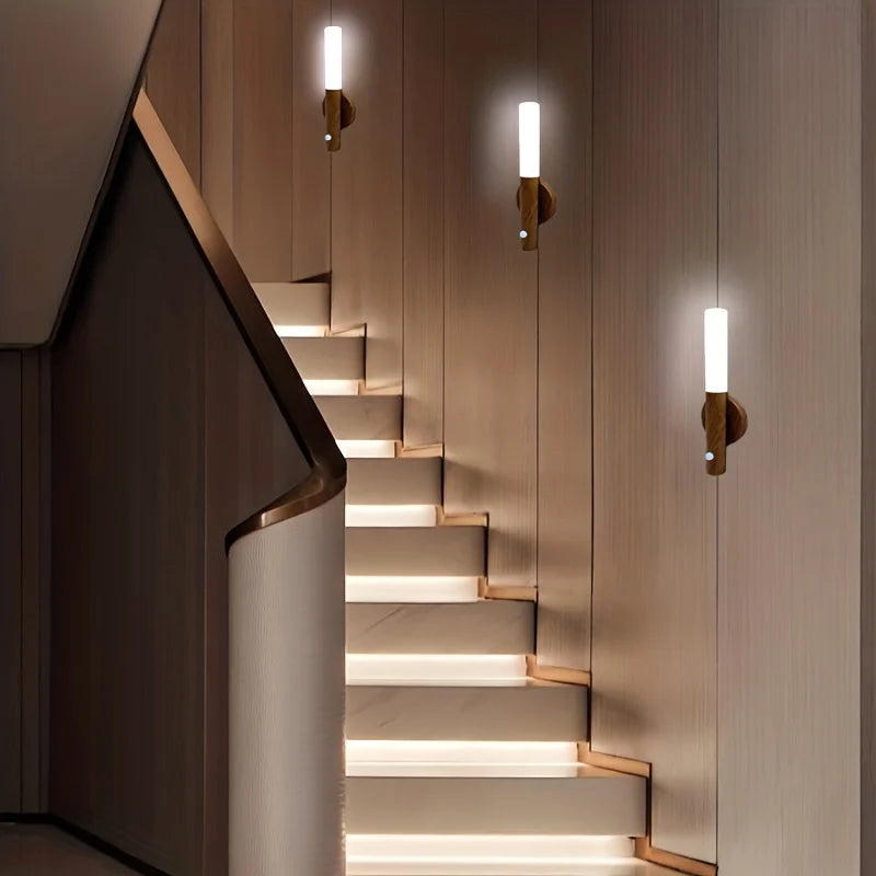 Motion Sensor Night Light – Rechargeable Wall Lamp