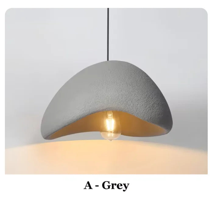 Wabi-Sabi Pendant Light – Sculptural Hanging Lamp