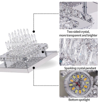 K9 Crystal Ceiling Light – Smart Dimmable LED