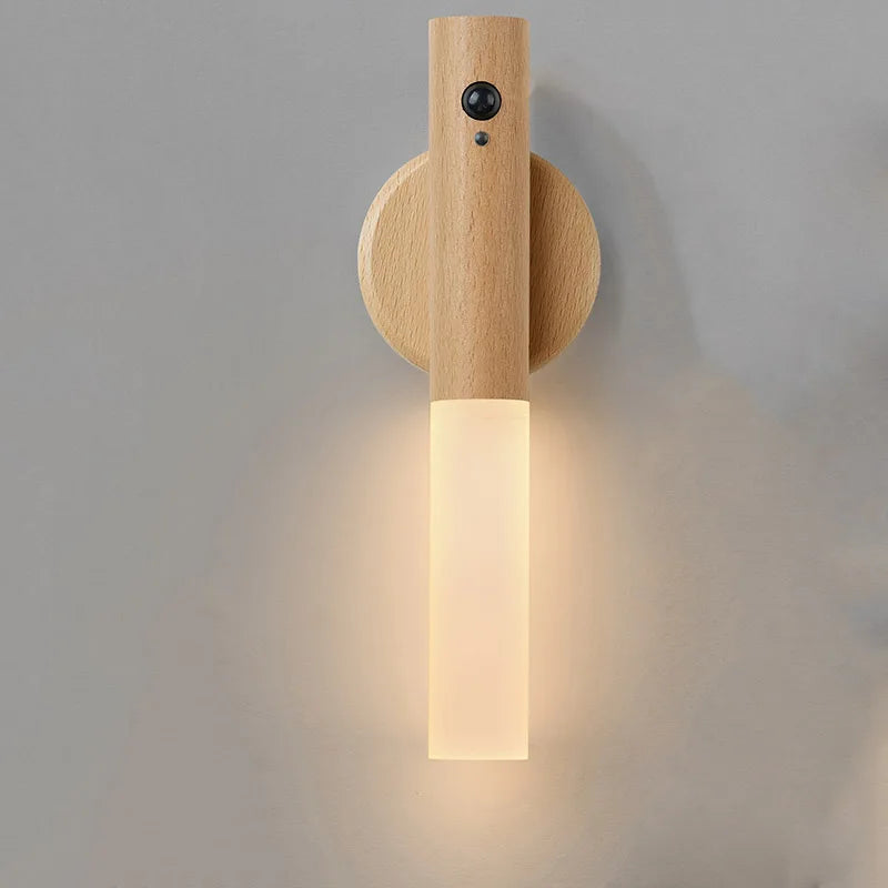Motion Sensor Night Light – Rechargeable Wall Lamp