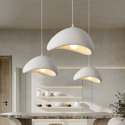 Wabi-Sabi Pendant Light – Sculptural Hanging Lamp