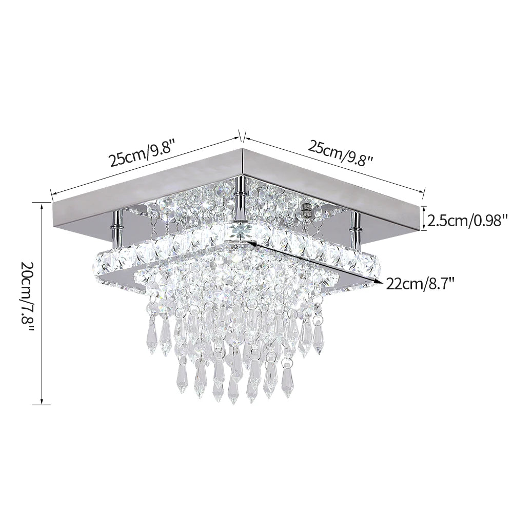 K9 Crystal Ceiling Light – Smart Dimmable LED