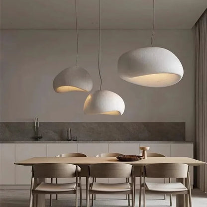 Wabi-Sabi Pendant Light – Sculptural Hanging Lamp