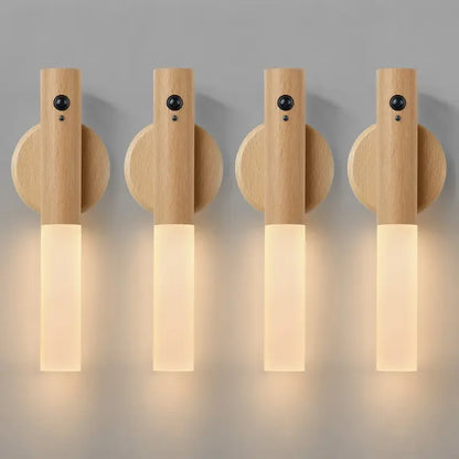 Motion Sensor Night Light – Rechargeable Wall Lamp